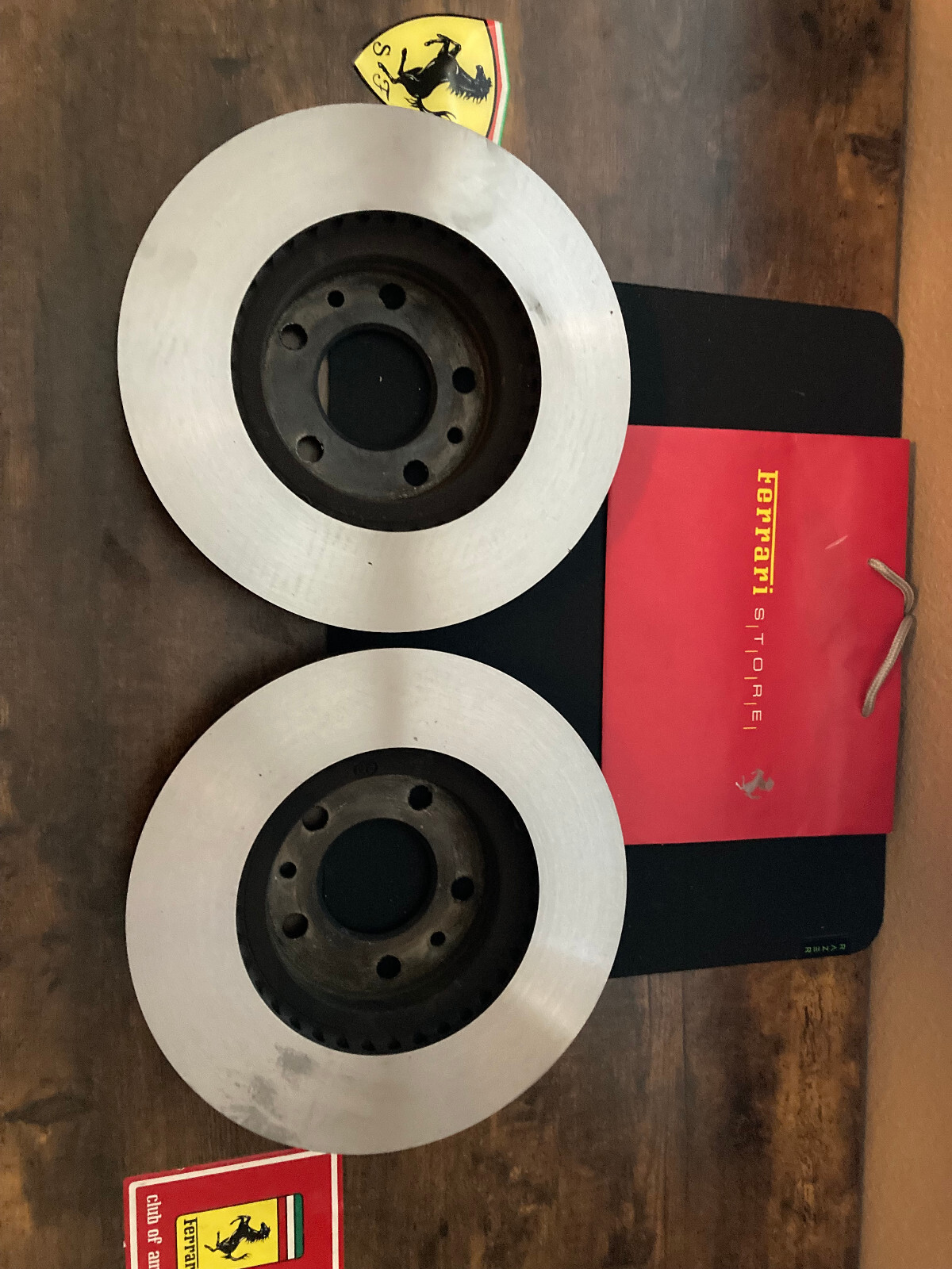 Ferrari 328-Gts-Gtb- Front Brake Disc / Rotor -set of two Oem Part.