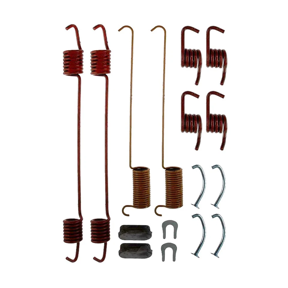 Tambores de freno traseros y zapatas de freno kit de resorte de hardware para Dodge Ram 3500 2001 2000 Foto 4 de 4