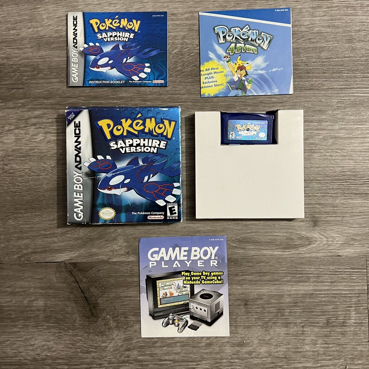Pokemon Sapphire Gameboy Advance Complete In Box | eBay Pokemon Sapphire Gameboy Advance Complete In Box | eBay