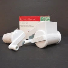 VillaWare Rotary Grater 3 Pieces new in box