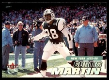 2002 Fleer Box Score Curtis Martin New York Jets #25