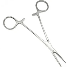 Stainless Steel Hemostat 5" Self-locking Plier w/ Adjustable Tension 2 Pcs