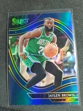 2020-21 Panini Select Jaylen Brown COURTSIDE BLUE Prizm SSP Celtics refractor