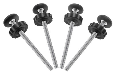 4 Pack 8MM Baby Gate Threaded Spindle Rod Hardware Parts Kit for Pet & Dog Pres
