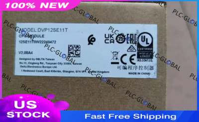 New In Box DELTA PLC DVP12SE11T CPU Module