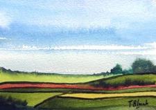 ORIGINAL WATERCOLOUR - Landscape.