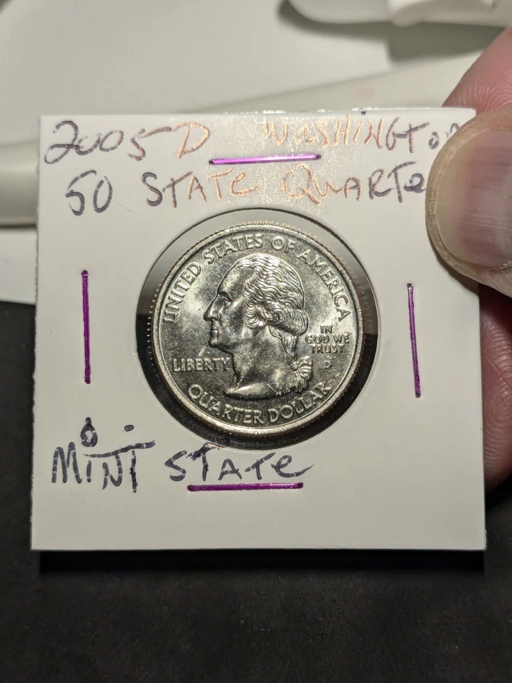 2005 D Washington 50 State Quarter Mint State Satin Finish California Yosemite - Image 4 of 4