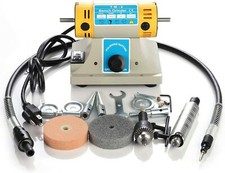 110V Jewelry Gem Polishing Grinding Machine Bench Lathe Rock Saw Polisher Buffer