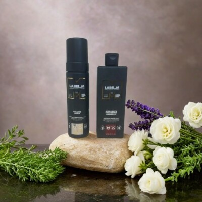 label m amaranth Thickening Shampoo 300ml & Volumenschaum 200ml
