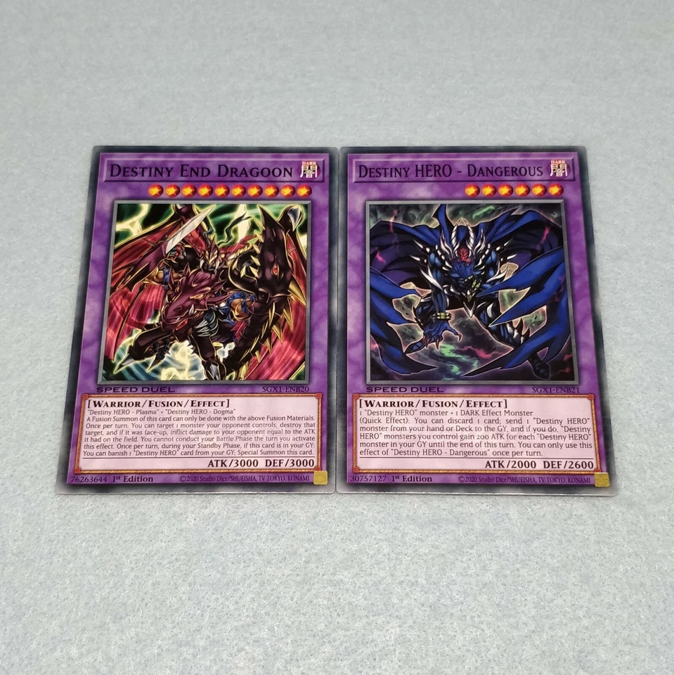 Yugioh GX Aster Phoenix 60 Card Deck Destiny HERO Plasma Malicious Fusion NM - Image 4 of 4