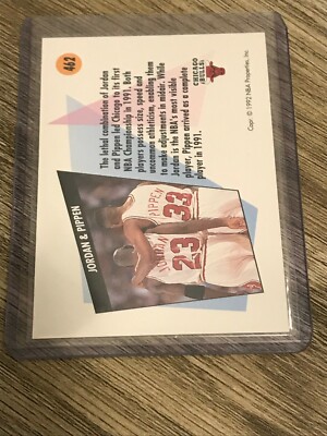 Michael Jordan/Scottie Pippen 1992 Skybox Teamwork Chicago Bulls