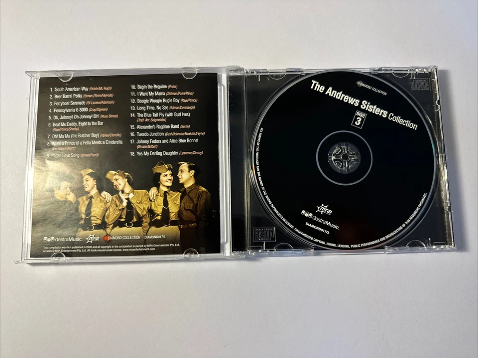 The Andrews Sisters Collection - CD - Disc 3, Ft. Beer Barrel Polka & More - Image 4 of 4