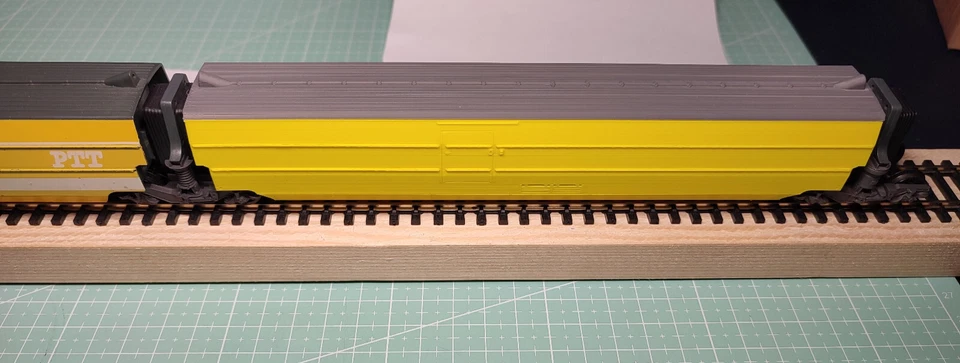 Voiture Intermédiare TGV La Poste PSE type Lima à peindre (Impression 3D PLA) - Photo 2/4