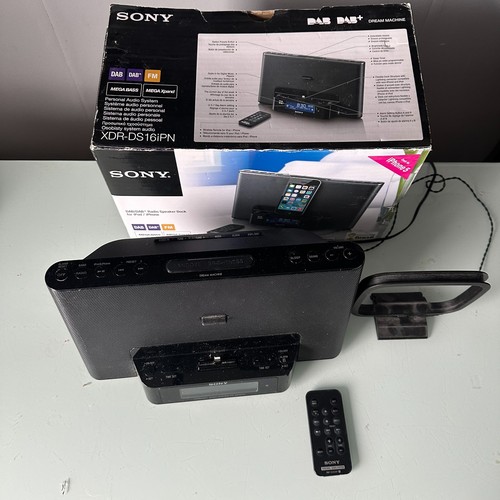 Sony Dream Machine XDR-DS16IP DAB+ Radio Alarm Clock Ipod Dock With Remote - Picture 5 of 5