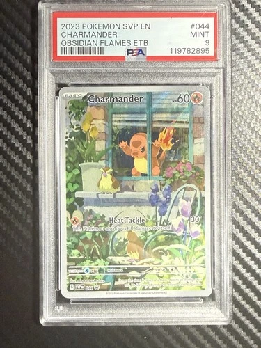 2023 Pokemon SVP En Charmander 044 Promo PSA 9 #044 Obsidian Flames ETB