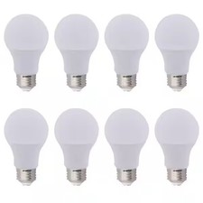 60-Watt Equivalent A19 Energy Efficient LED Light Bulb White 8-Pack Eco Smart