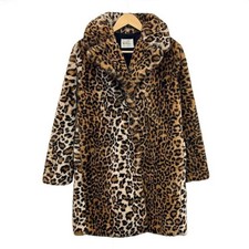 Chaqueta Abrigo de Piel Estampado de Leopardo Blumarine Vintage - Talla 40 - Be Blumarine Blugirl