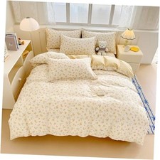 Duvet Cover Queen Size Comforter Cover Soft  Queen No Comforter Yellow Floral