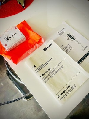 (Top!) Deutsche Bahn (DB) Collectors Pack - Tasche, Memory-Signal-Cards + Langs.