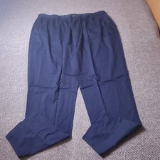 KingSize Pants Mens 4XL x38 Big Tall Blue Khaki Chino Cotton Elastic LL