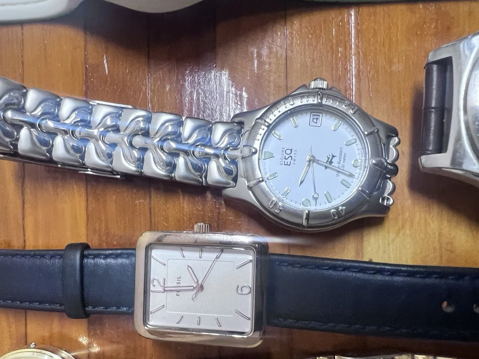 Watch Lot With Technomarine, Original Grain, Jules Jurgenson, ESQ, Lasalle - Image 4 of 4