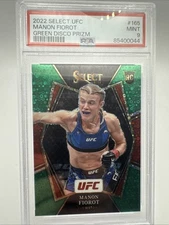 Manon Fiorot 2022 Select Green Disco 3/5 PSA-9 UFC- S-260