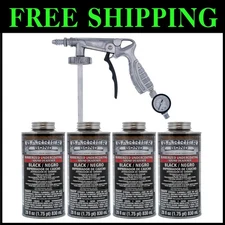 Rubberized Undercoating Spray Kit, 4-Pack