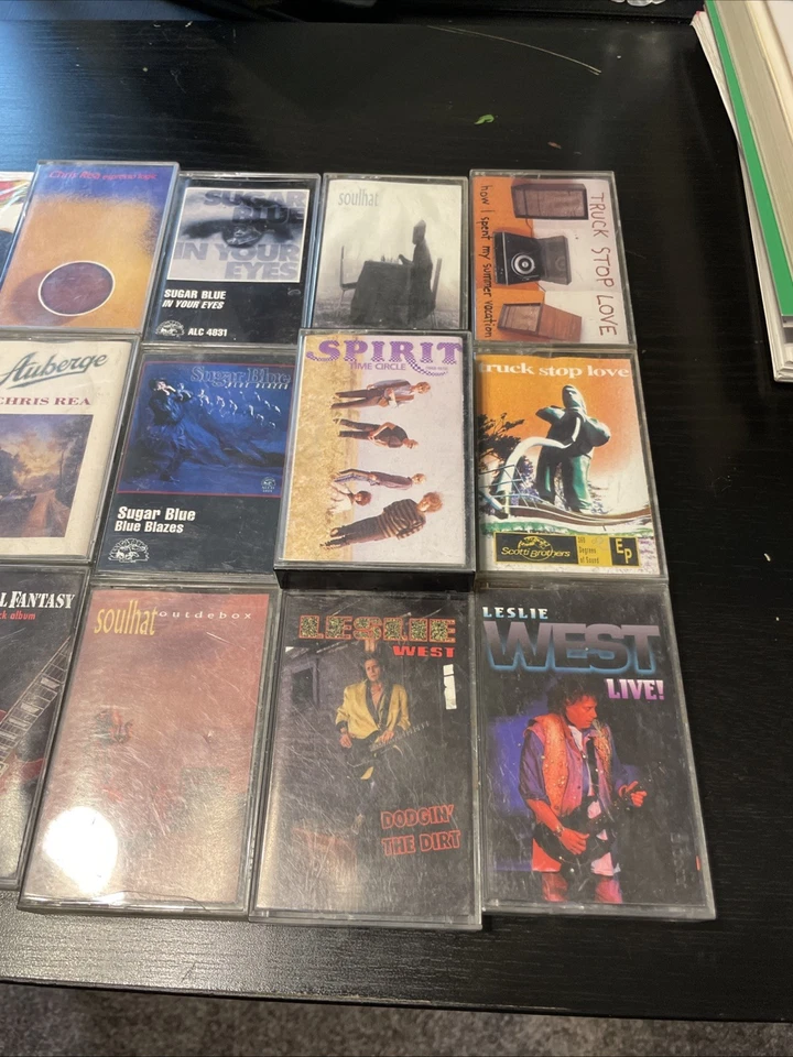 Lot Of 15 Cassettes- 80s 90s Rock - Random Artists (Rave Ups, Chris Rea, Spirt.. — 第 4/4 张图片