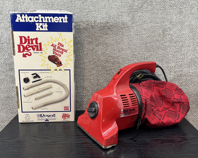 #ad Royal Dirt Devil Handheld Vacuum Cleaner Model #103 With Attachment Kit Works $49.99
