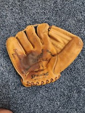 Vintage Spalding AL Dark Signature Baseball Glove Model 42-268