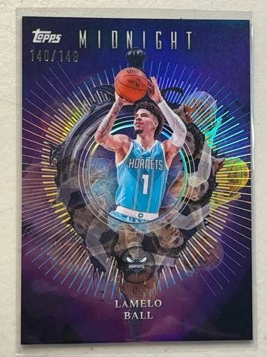LaMelo Ball 2025-26 Topps Midnight /149 Morning Insomnia Parallel Insert #IN-3