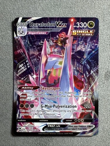 Duraludon VMAX - TG21/TG30 - Pokemon Silver Tempest Trainer Gallery Holo Card NM