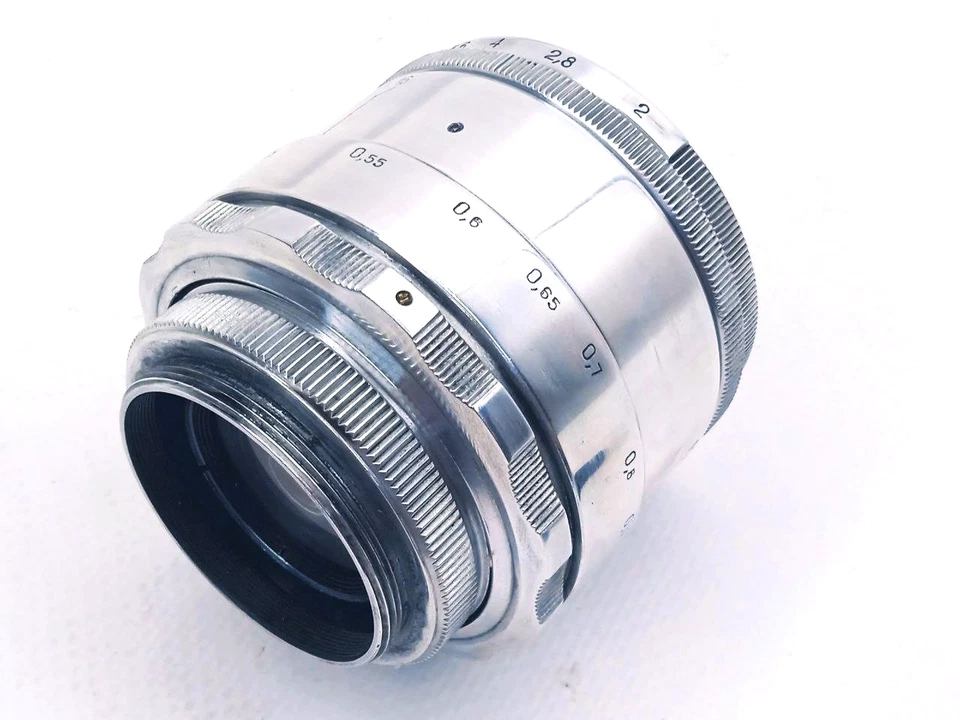 SILVER Helios 44-2 Lens (f/2, 58mm). Bokeh portrait soviet lens M42/ Serviced - Image 3 of 4