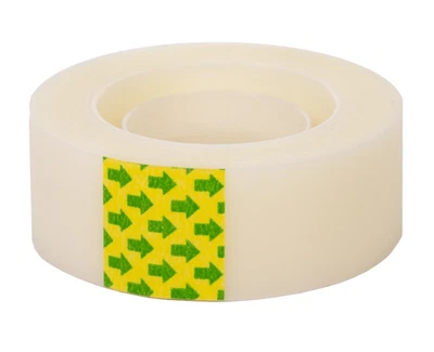 CLEAR BOOK REPAIR TAPE – 19mm x 33m Roll | Perfect for Book Jacket Covers - Image 1 of 3