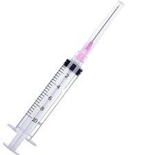 100 Pack Disposable 10ml/cc Lab Syringes with 18Ga 1 Inch 10ml 18ga-1inch