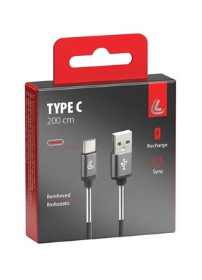 LAMPA USB Cable A TIPO C 200CM