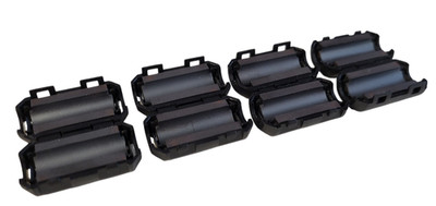 4er Set Ferrit Ringkern teilbar für Kabel bis 9mm 160  Entstörfilter Klappferrit