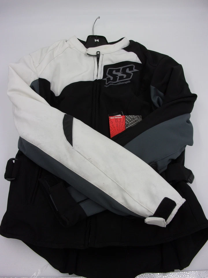 Speed & Strength Backlash Womens Textile Jacket (Medium, White) - Image 3 of 3