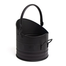 Wood Coal Kindling Log Store Holder Bucket Metal Fire Fireside Fireplace Basket