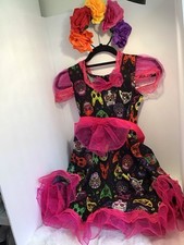 Halloween Day of the Dead Fancy Dress Costume Youth Lg Outfit, 0360