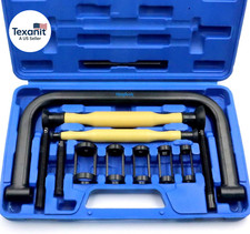 12Pcs Valve Spring Compressor with Valve Lapper Tool, Valve Spring Removal Tool