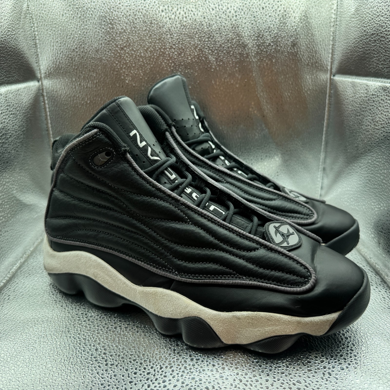 SAOLA Scarpe da ginnastica Jordan Pro Strong da uomo nere bianche comode taglia 12 DC8418 002