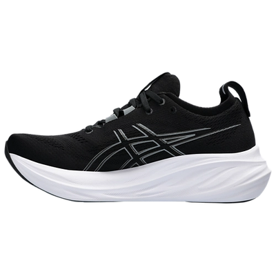 ASICS® Gel Nimbus 26 Running Shoes Feather Gray Black/White  display picture 1