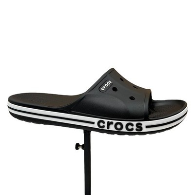 Iconic Crocs Comfort Bayaband Slide Black White Slide Sandal  display picture 3