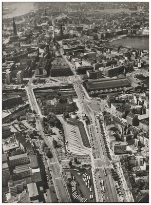 C7054/Hamburg St. Georg Zob Main Station 24 x 18 cm approx. 1965