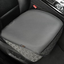 Leather Car Seat Cover,Breathable Bottom Car Seat Protector,All Grey-1PC