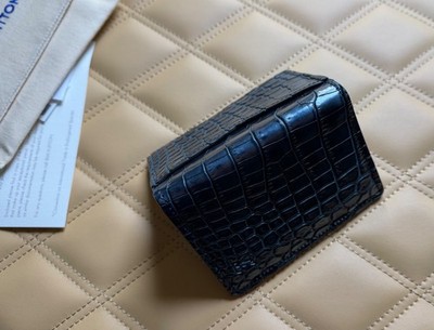 Louis Vuitton Exotic Nile Crocodile Pocket Organizer Mens Wallet