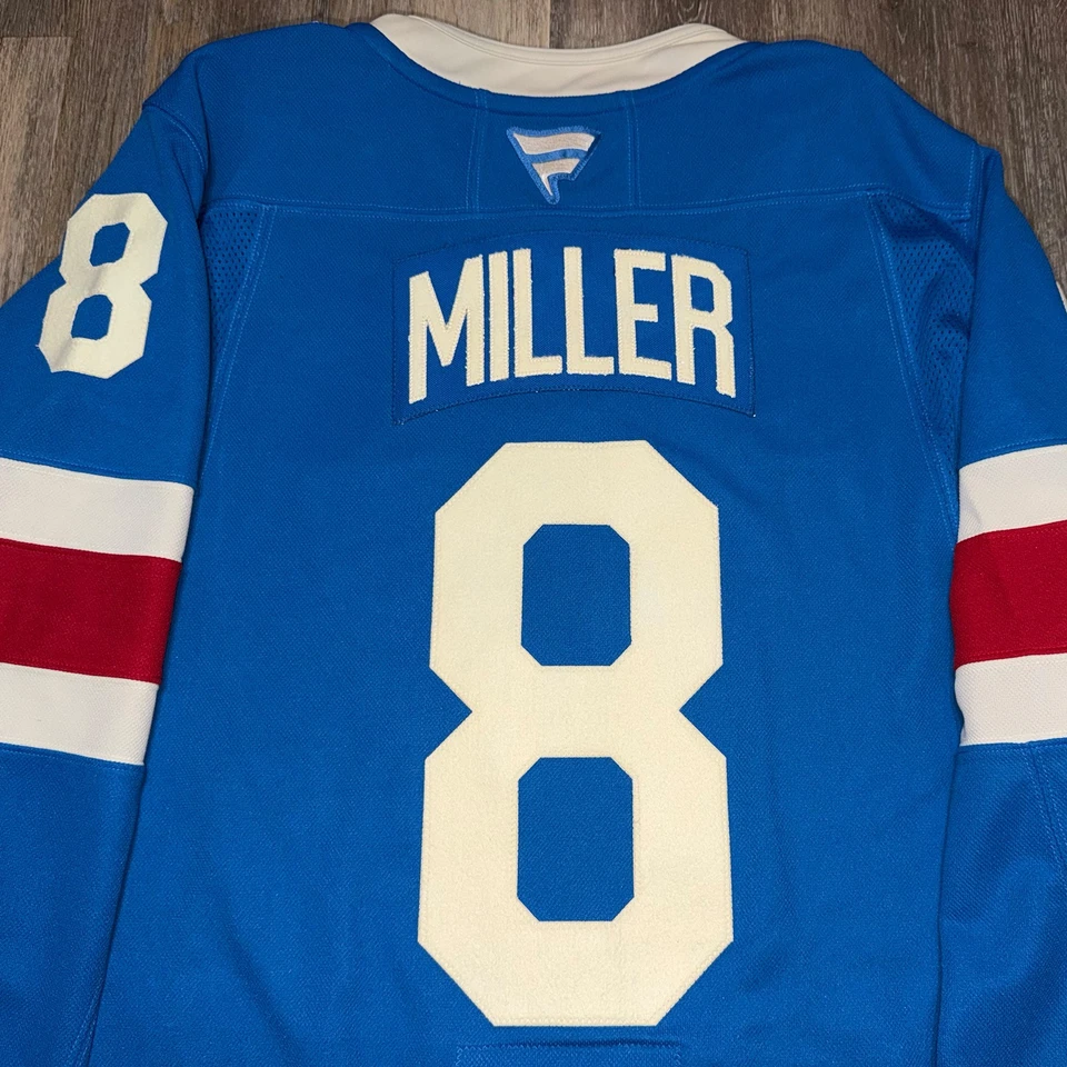 JT Miller NY Rangers Fanatics Centennial Premium Authentic MSG Jersey - Image 4 of 4