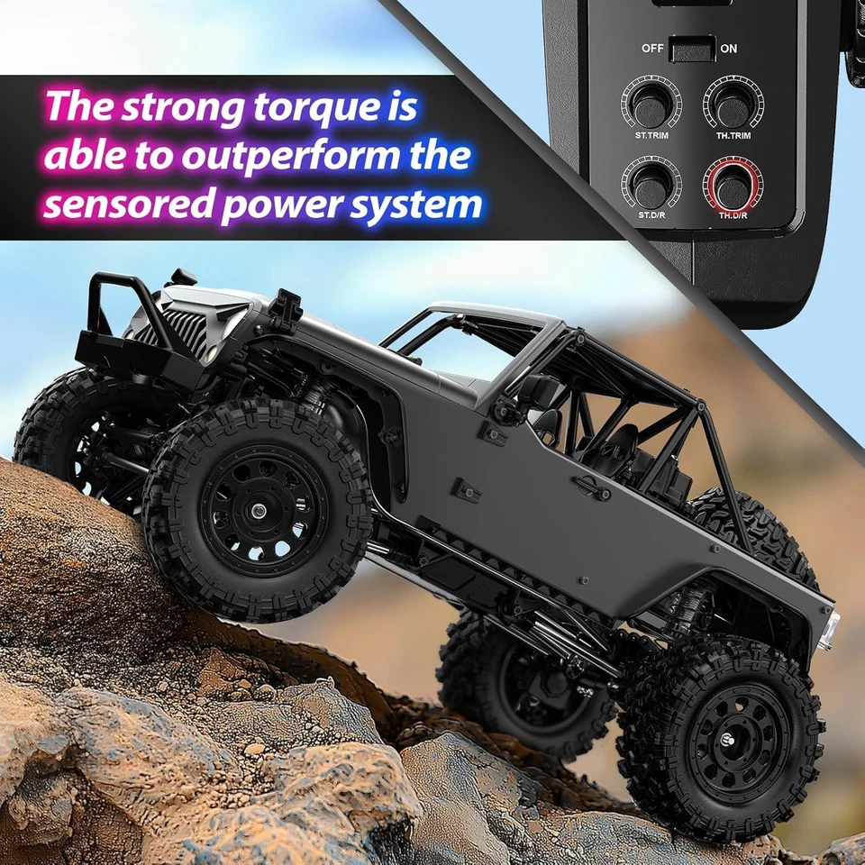 HYPERGO H12Y 1/12 Brushless 4X4 RC Rock Crawler Portal Axles Waterproof FREESHIP - Image 4 of 4