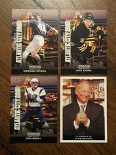 2016 The National Leaf VIP Promo Set- Tom Brady, Rivera, Eichel, Mike Berkus